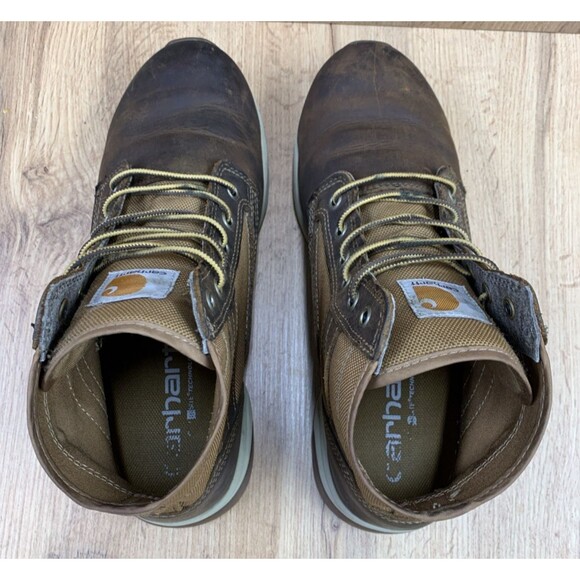 Carhartt Men Lightweight Sneaker Boots Brown Leather & Tan Duck Size 10 M FA5015 main image 8